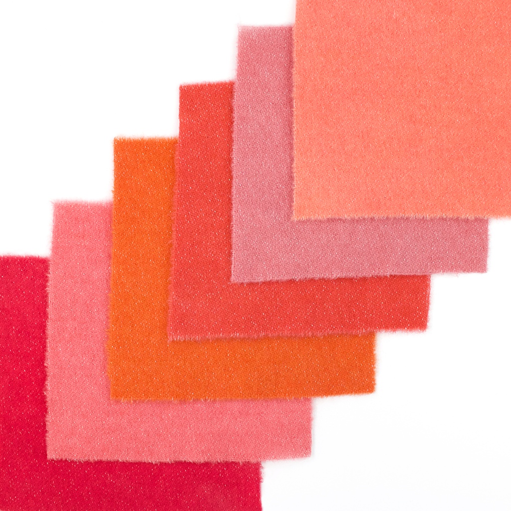 5" x 5" Sparkle Paint Chips - Orange