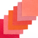 5" x 5" Sparkle Paint Chips - Orange