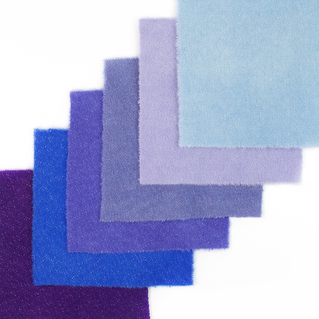 5" x 5" Sparkle Paint Chips - Blue