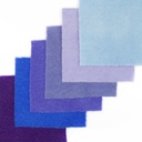 5" x 5" Sparkle Paint Chips - Blue