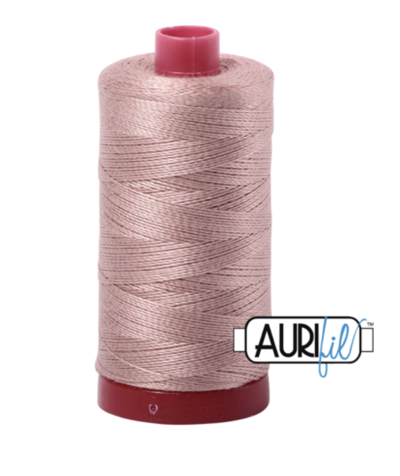 ​Large Aurifil 50wt Cotton, 1300m Spool, Antique Blush (#2375)