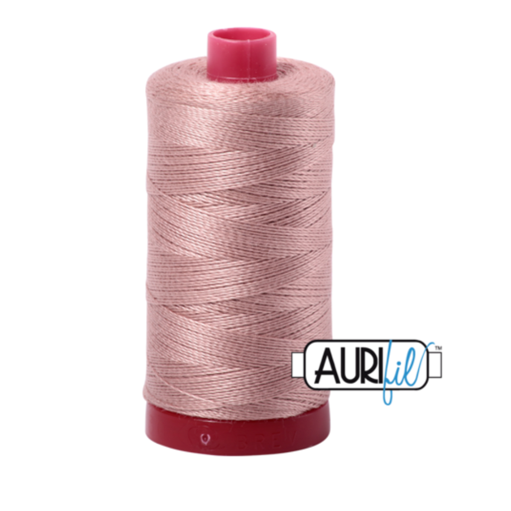 Large Aurifil 50wt Cotton, 1300m Spool, Antique Blush (#2375)