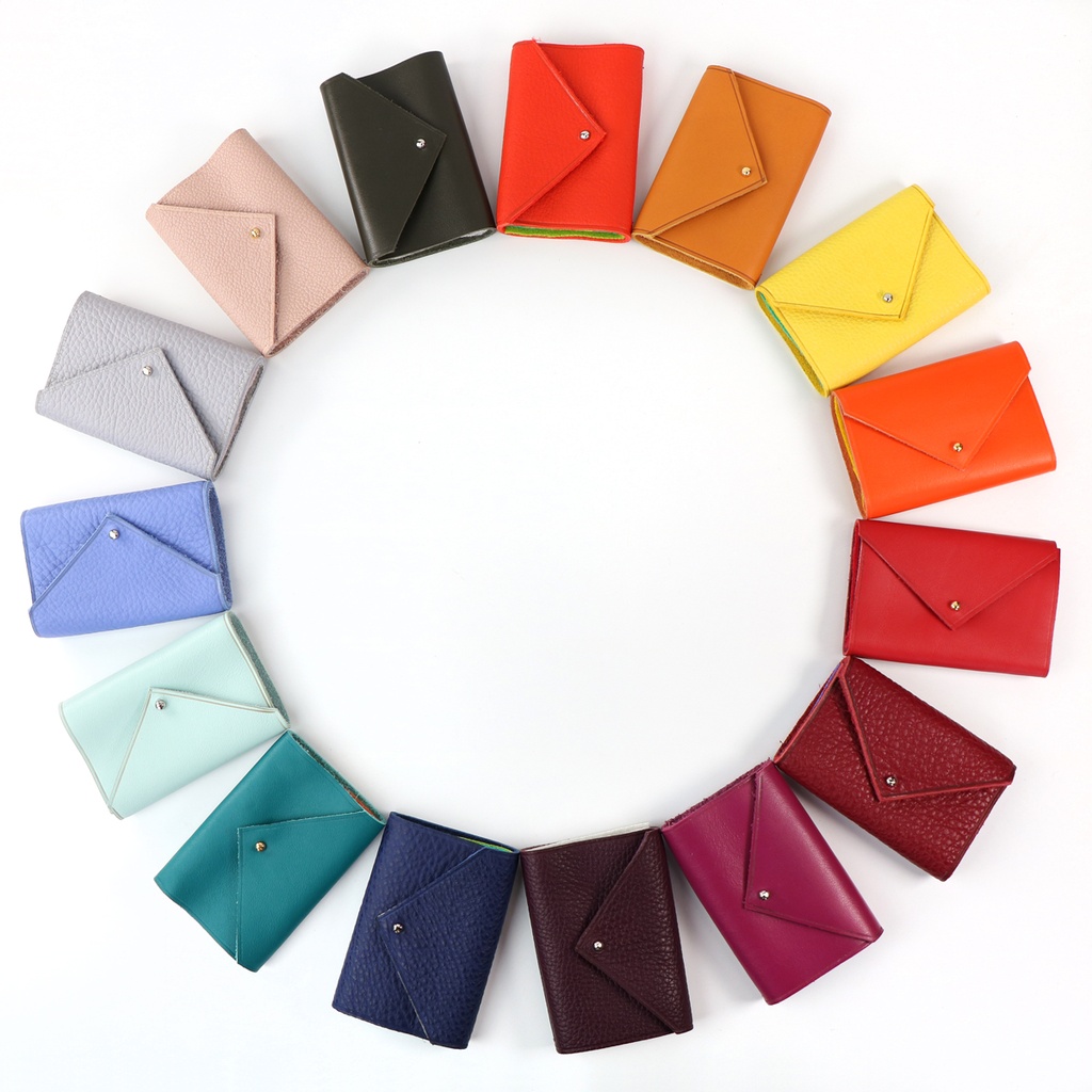 [FBNC-02] Handmade Leather Needle Case (Orange/Pumpkin)