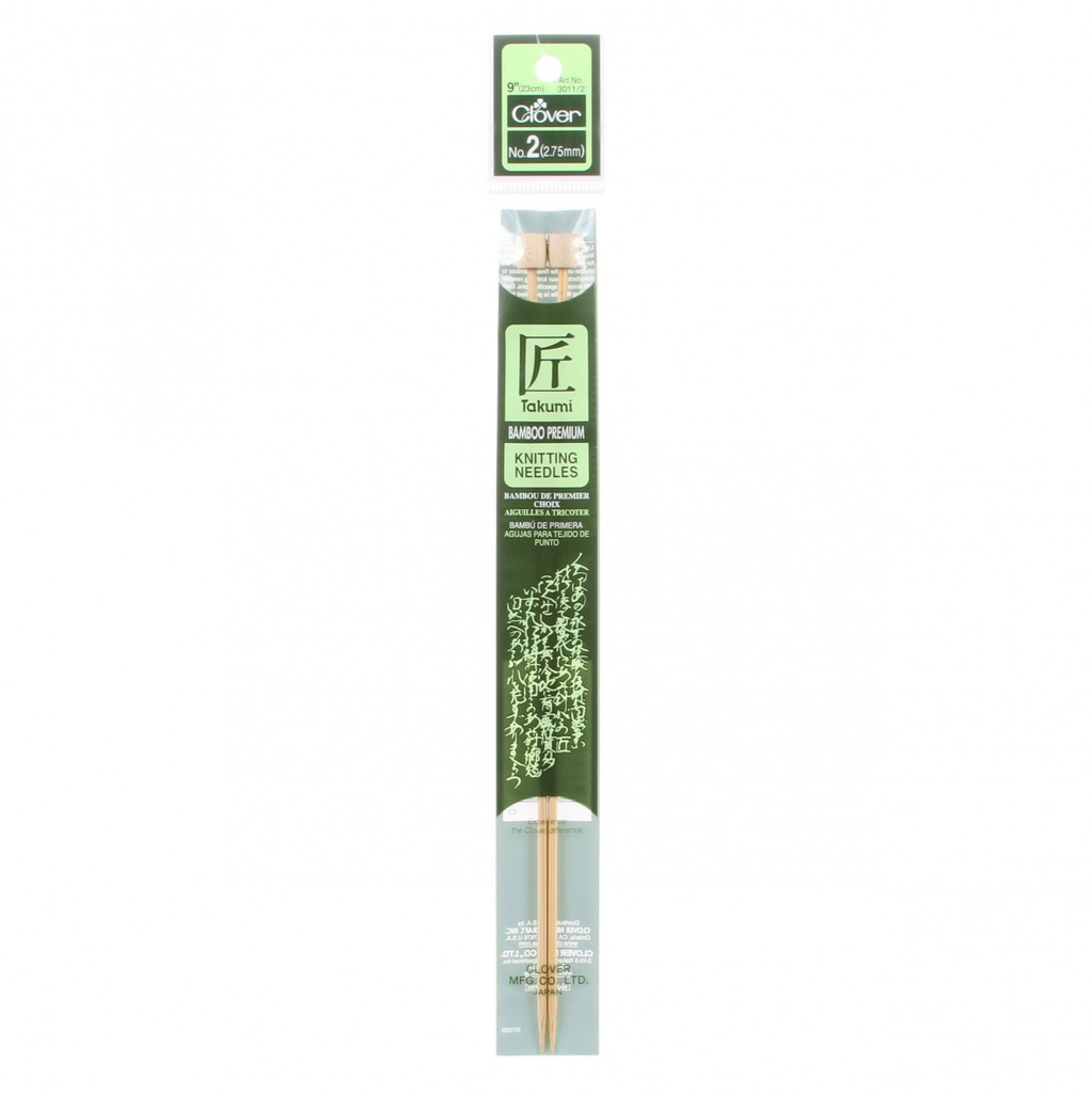 [NOT_3011CV2] Knitting Needles: 9in Single Point, Size 2