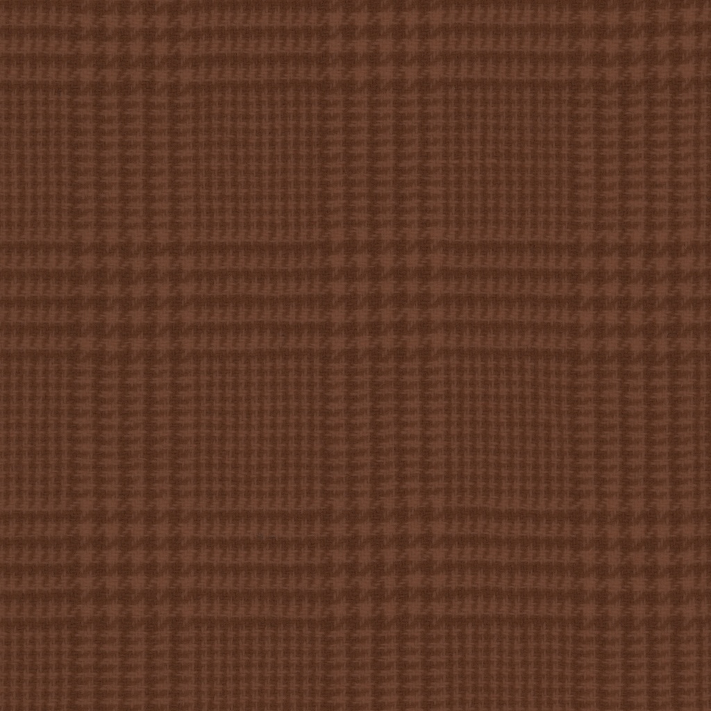 [HDWGC_28-0.125] Rust - Glen Check (Fat 1/8)