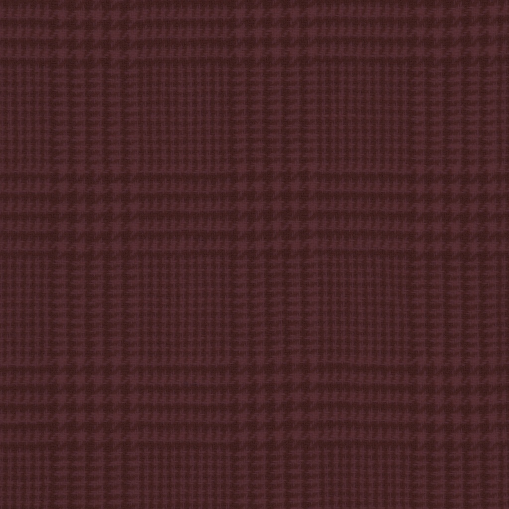 [HDWGC_26-0.125] Black Cherry - Glen Check (Fat 1/8)