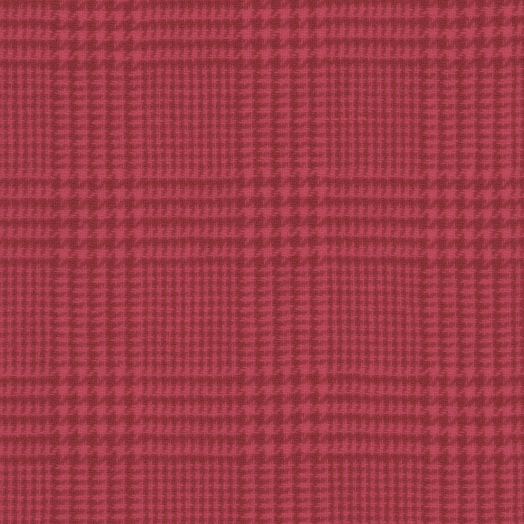 [HDWGC_22-0.125] Raspberry - Glen Check (Fat 1/8)