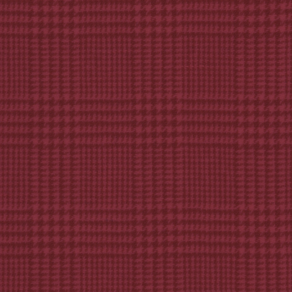 [HDWGC_43-0.125] Dark Cerise - Glen Check (Fat 1/8)