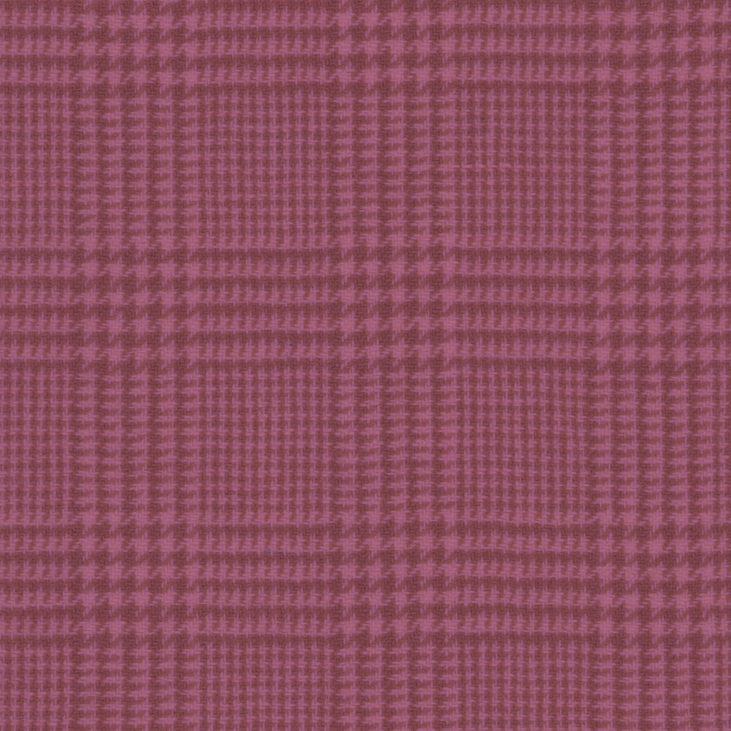 [HDWGC_59-0.125] Dogwood Rose - Glen Check (Fat 1/8)