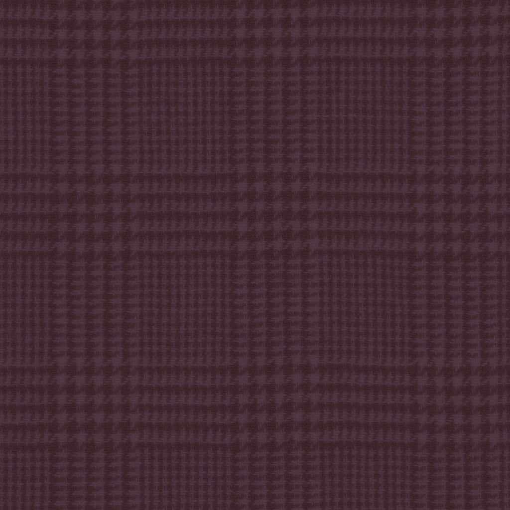 [HDWGC_39-0.125] Eggplant - Glen Check (Fat 1/8)