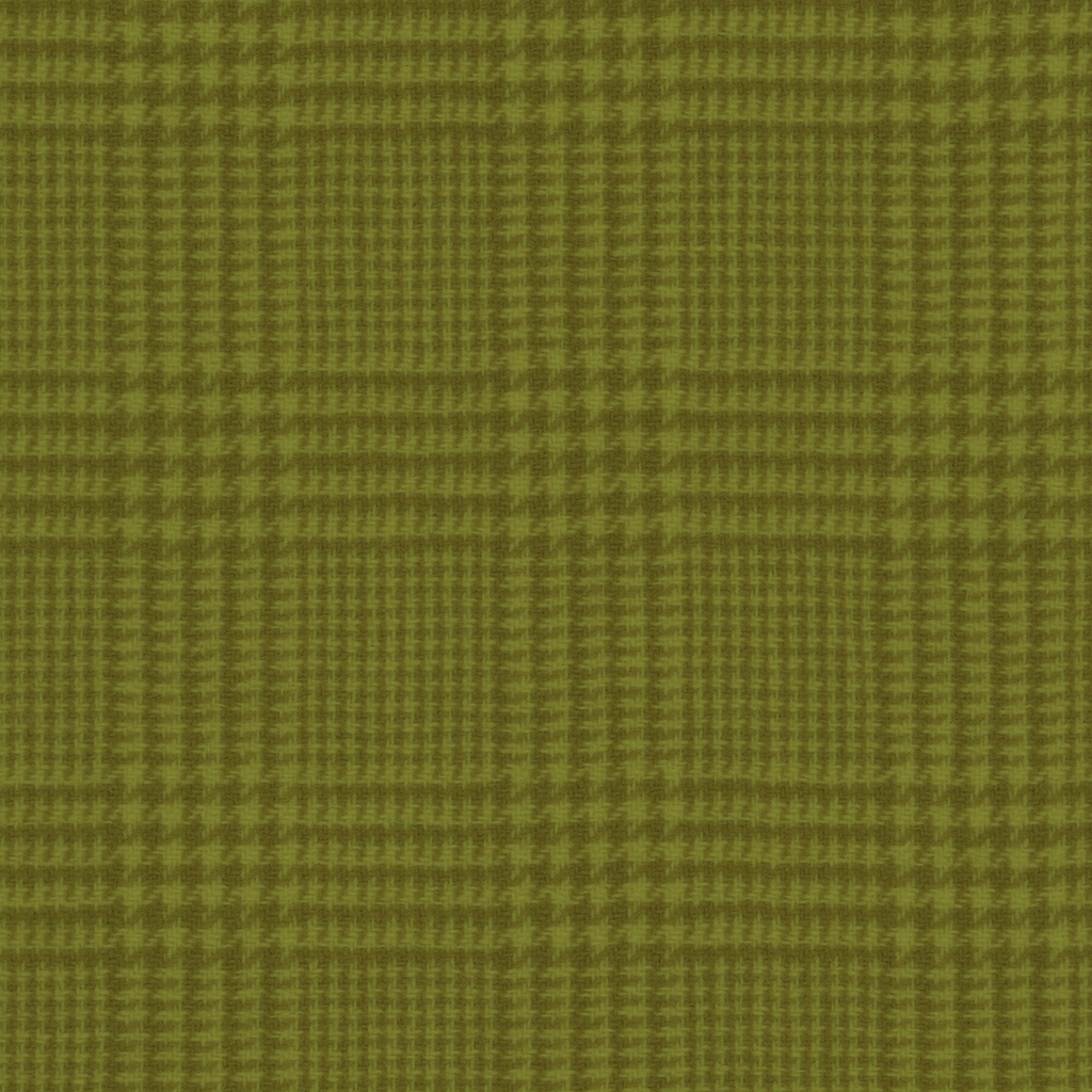 [HDWGC_13-0.125] Electric Lime - Glen Check (Fat 1/8)