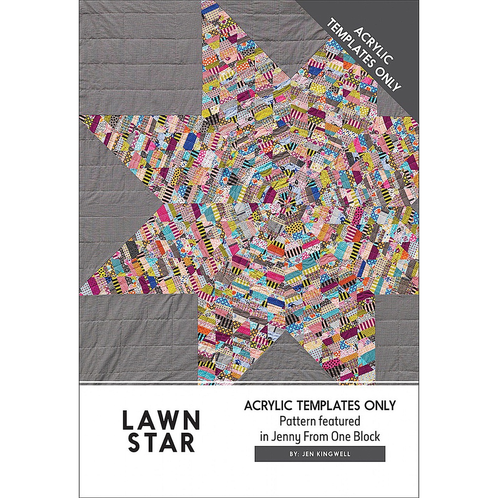 JKD Lawn Star, Acrylic Template Only