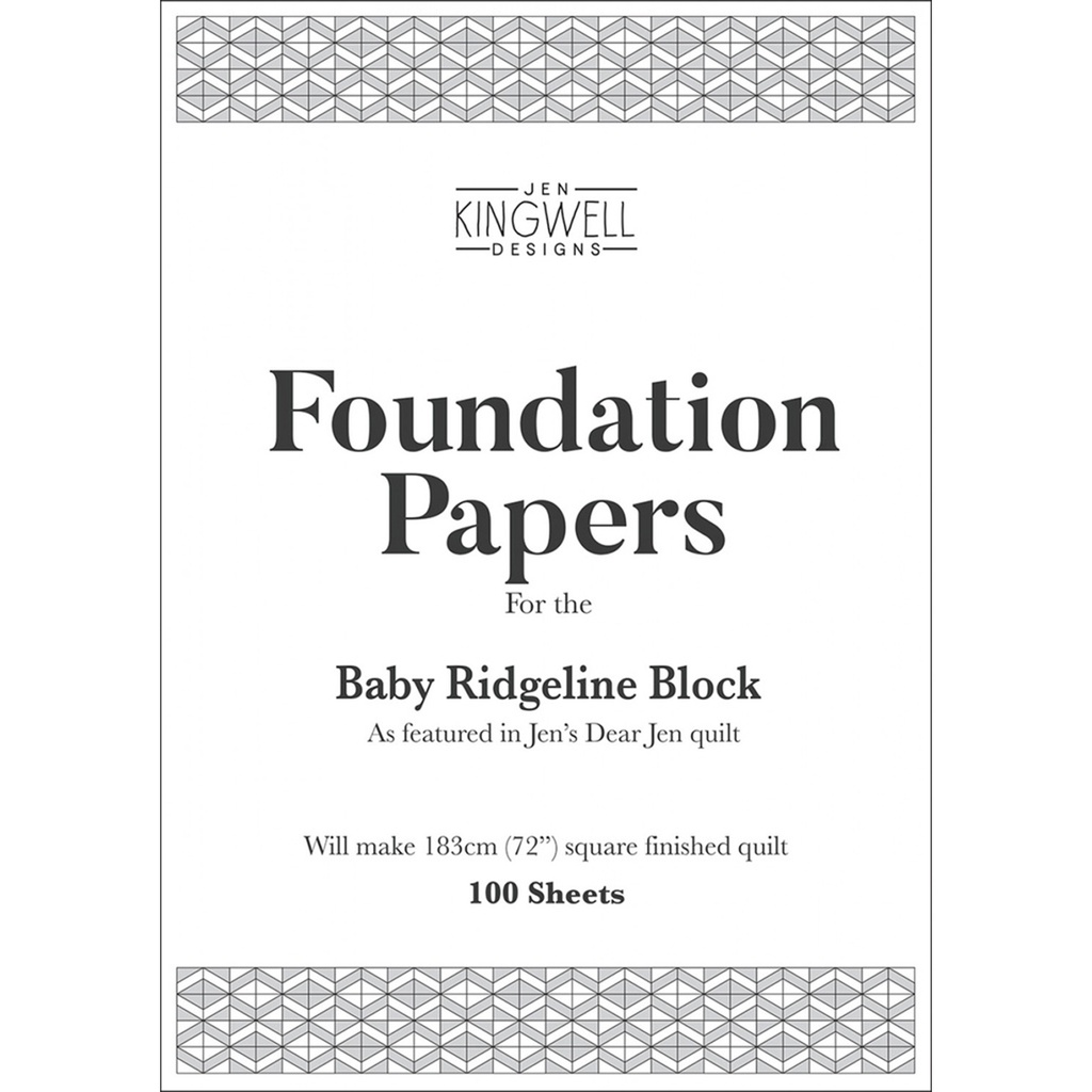 JKD Baby Ridgeline Block, Foundation Papers