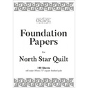 [JKD_8939] JKD North Star Quilt, Foundation Papers