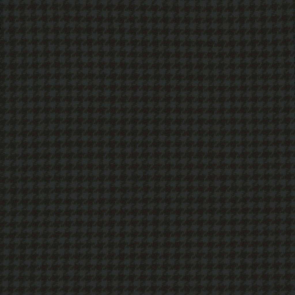 [HDWHT_30-0.125] Black - Houndstooth (Fat 1/8)