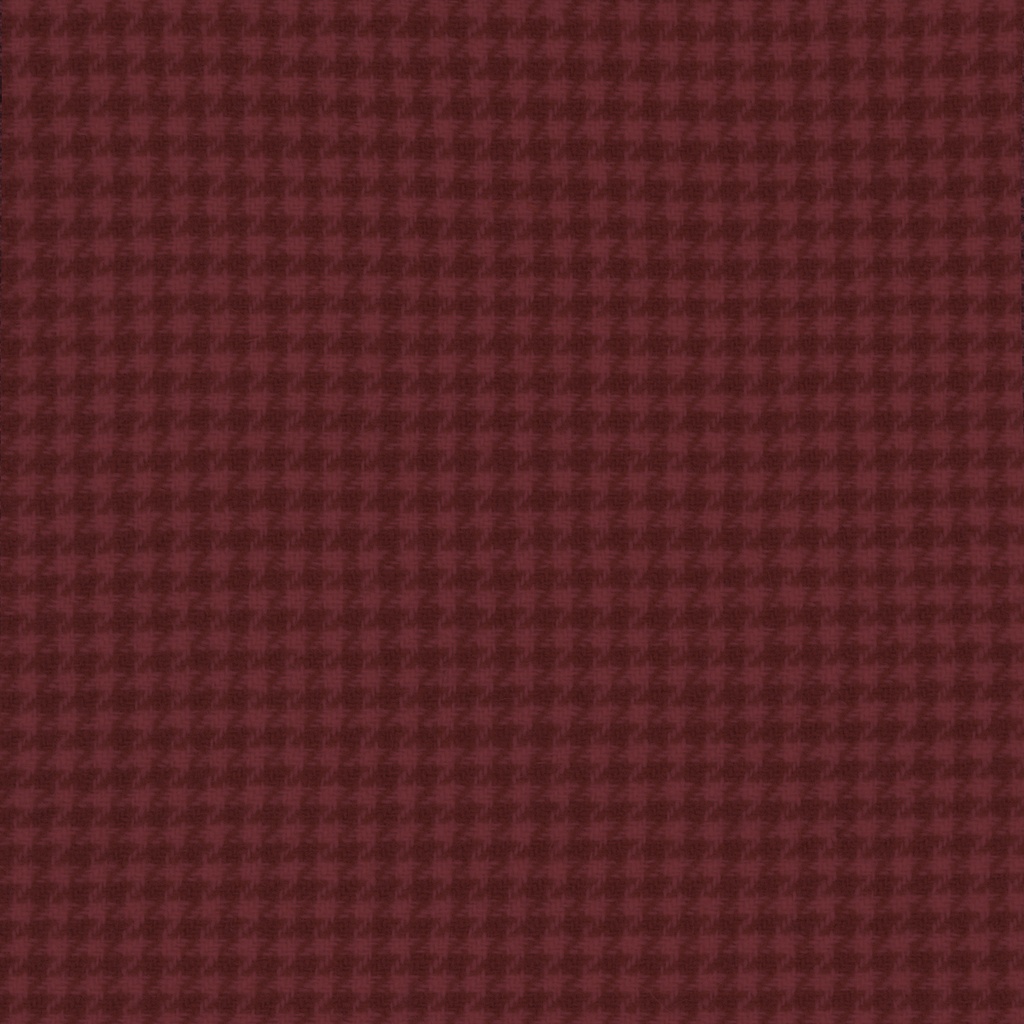 [HDWHT_44-0.125] Bordeaux - Houndstooth (Fat 1/8)