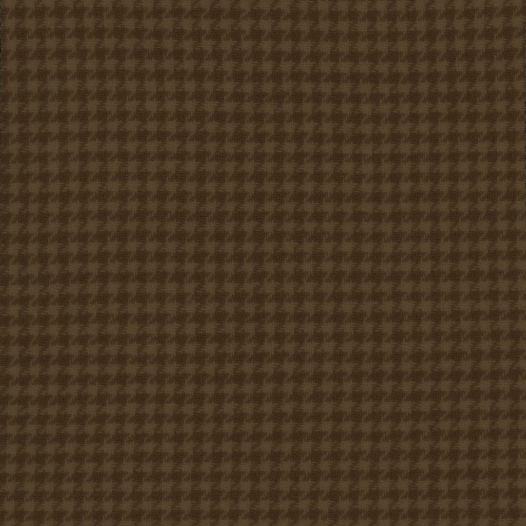 [HDWHT_51-0.125] Chestnut - Houndstooth (Fat 1/8)