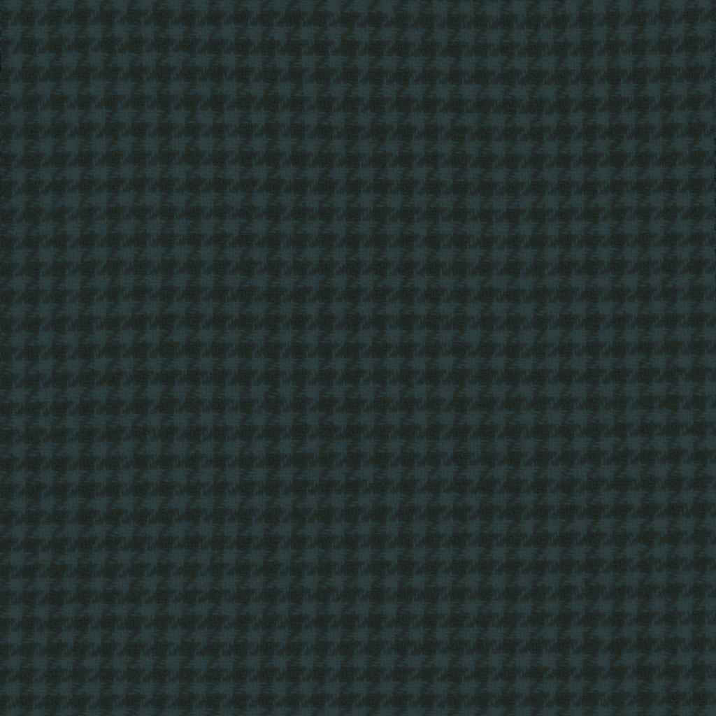 Deep Teal - Houndstooth