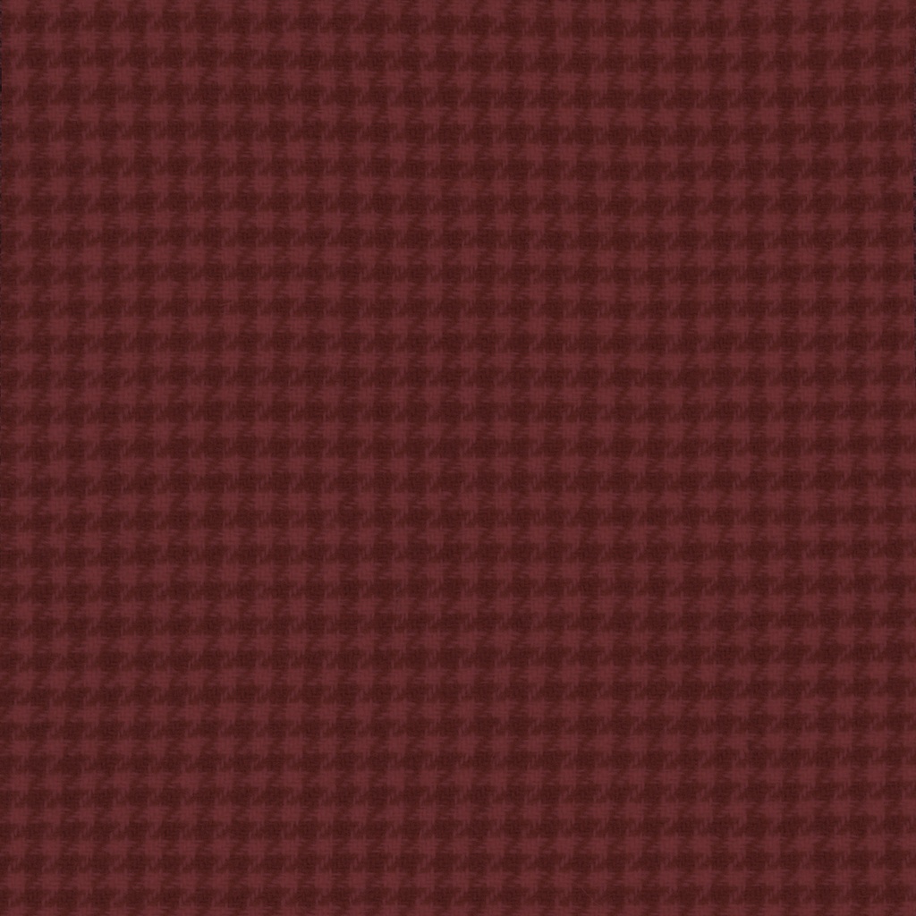 [HDWHT_45-0.125] Garnet - Houndstooth (Fat 1/8)