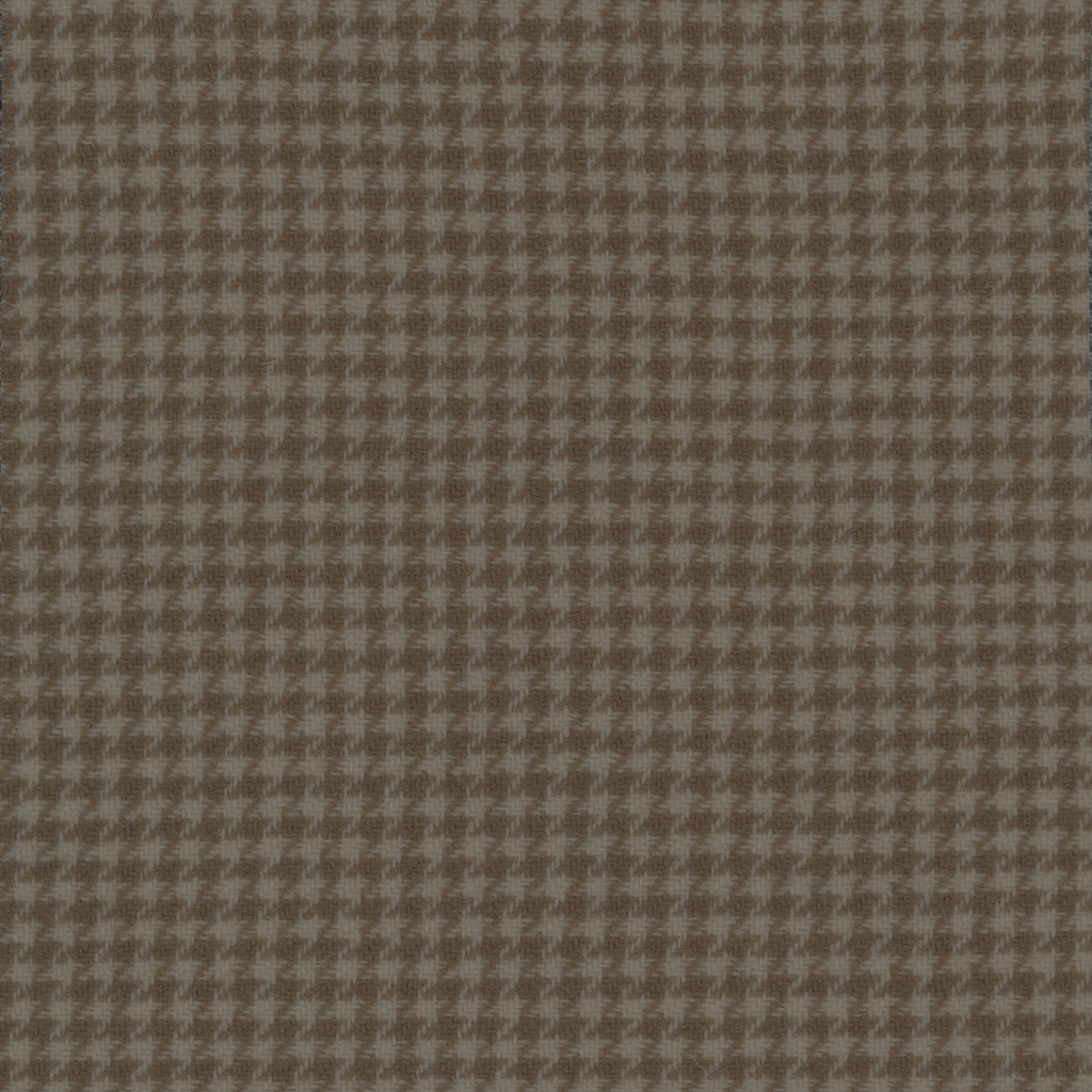 [HDWHT_04-0.125] Grey Flannel - Houndstooth (Fat 1/8)