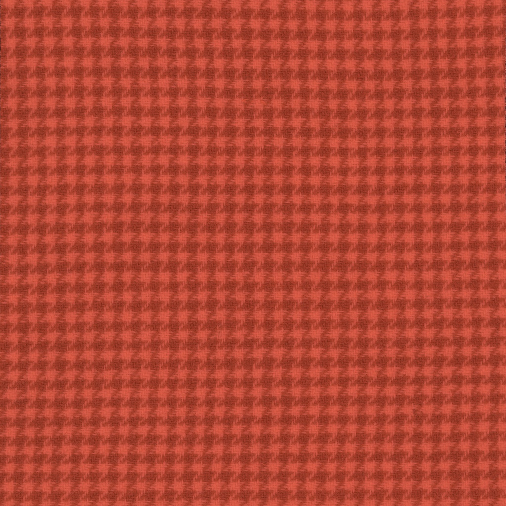 [HDWHT_49-0.125] Kumquat - Houndstooth (Fat 1/8)