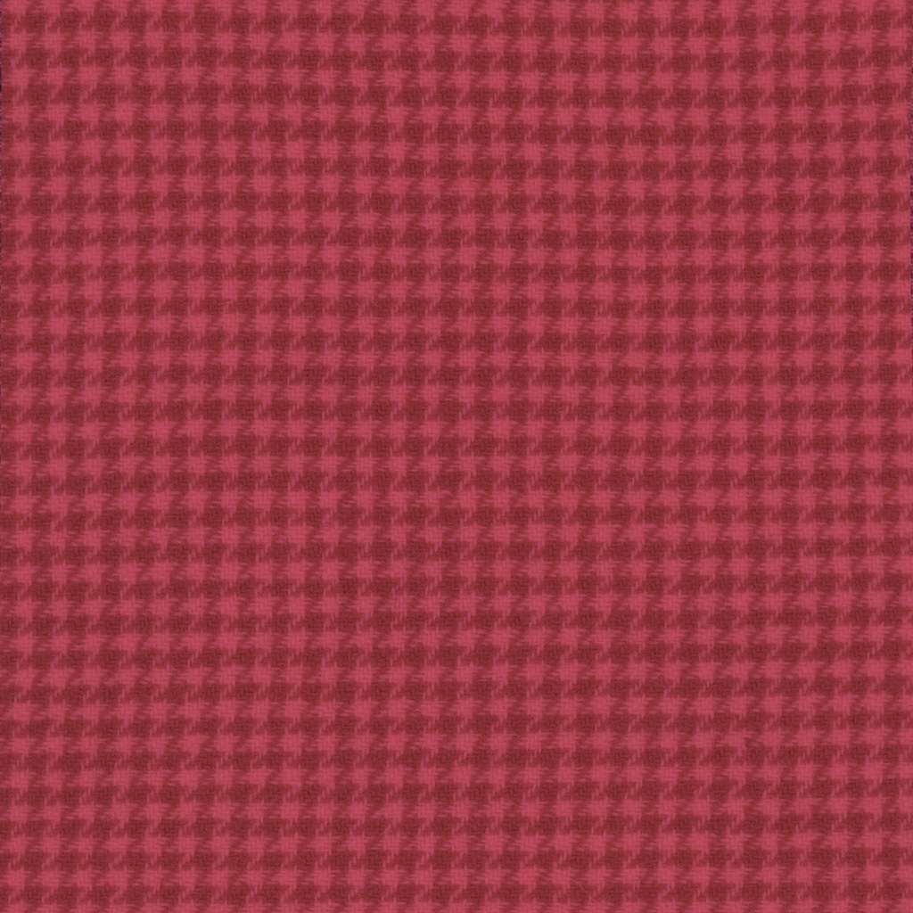 [HDWHT_22-0.125] Raspberry - Houndstooth (Fat 1/8)