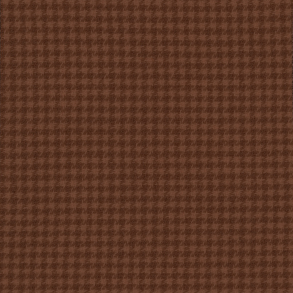 [HDWHT_28-0.125] Rust - Houndstooth (Fat 1/8)