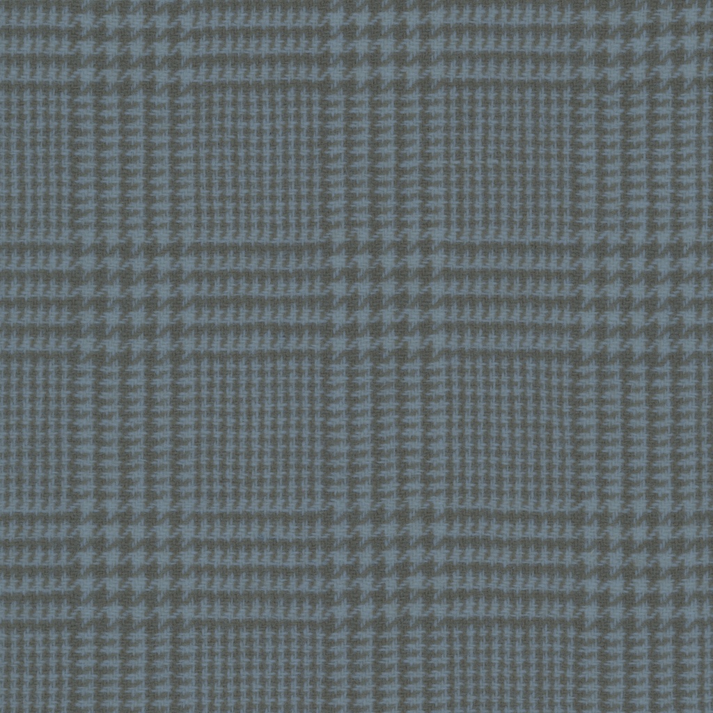 [HDWGC_54-0.125] Powder Blue - Glen Check (Fat 1/8)
