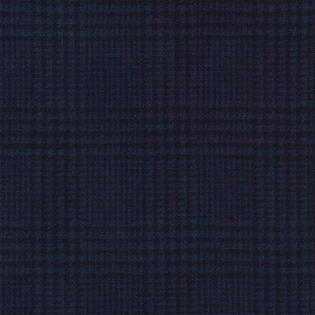 [HDWGC_66-0.125] Indigo - Glen Check (Fat 1/8)