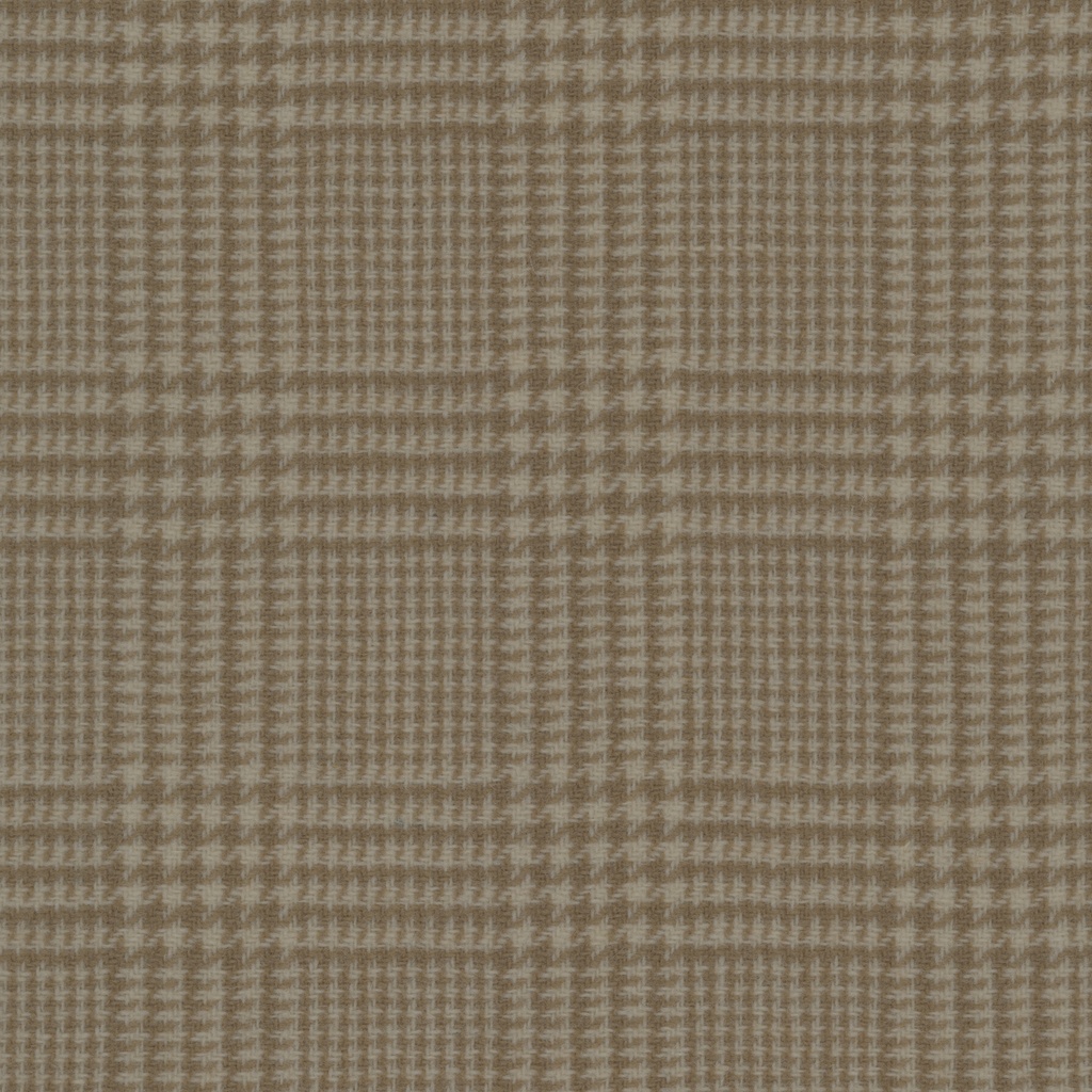 [HDWGC_01-0.125] Pearl Grey - Glen Check (Fat 1/8)