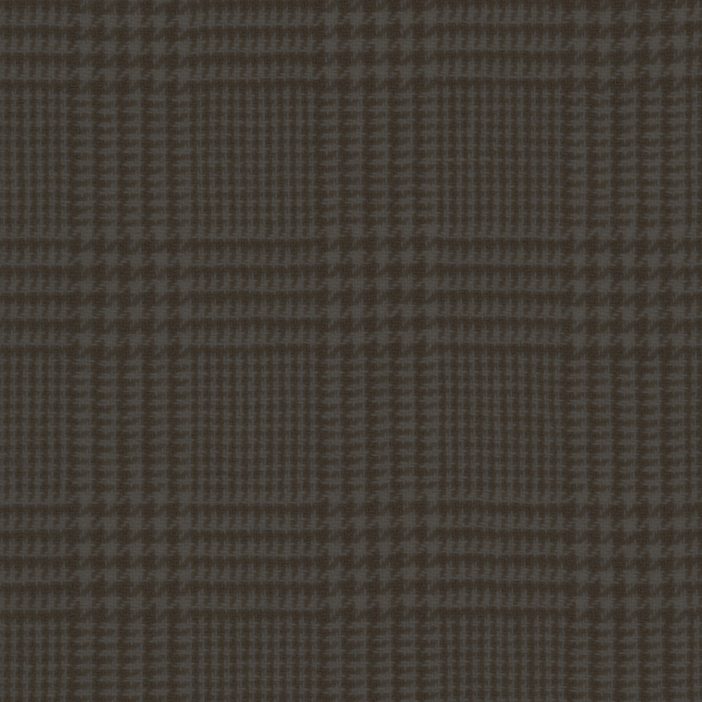 [HDWGC_06-0.125] Charcoal - Glen Check (Fat 1/8)