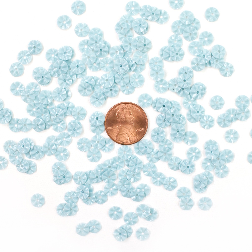 8mm Roundwheel Sequins, Blue