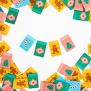 Christmas Holiday Woven Labels, 8pk