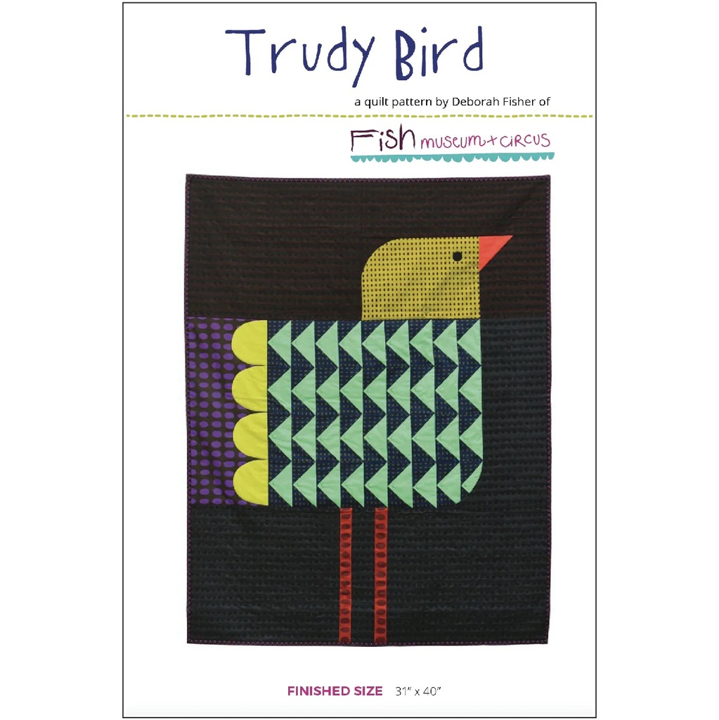 Trudy Bird Pattern, Deborah Fisher