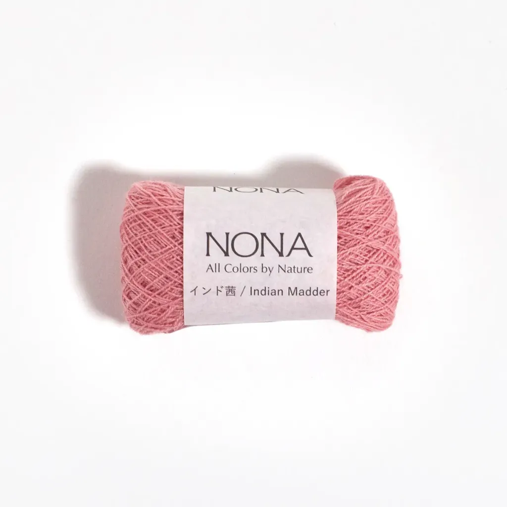 Indian Madder #3, Fine Thread, Natural Dyed