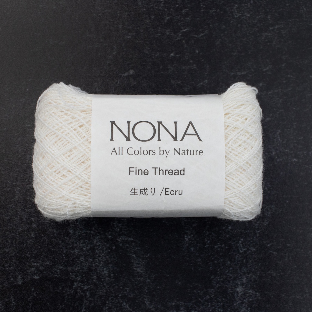 Fine Thread, Natural Dyed (Ecru)