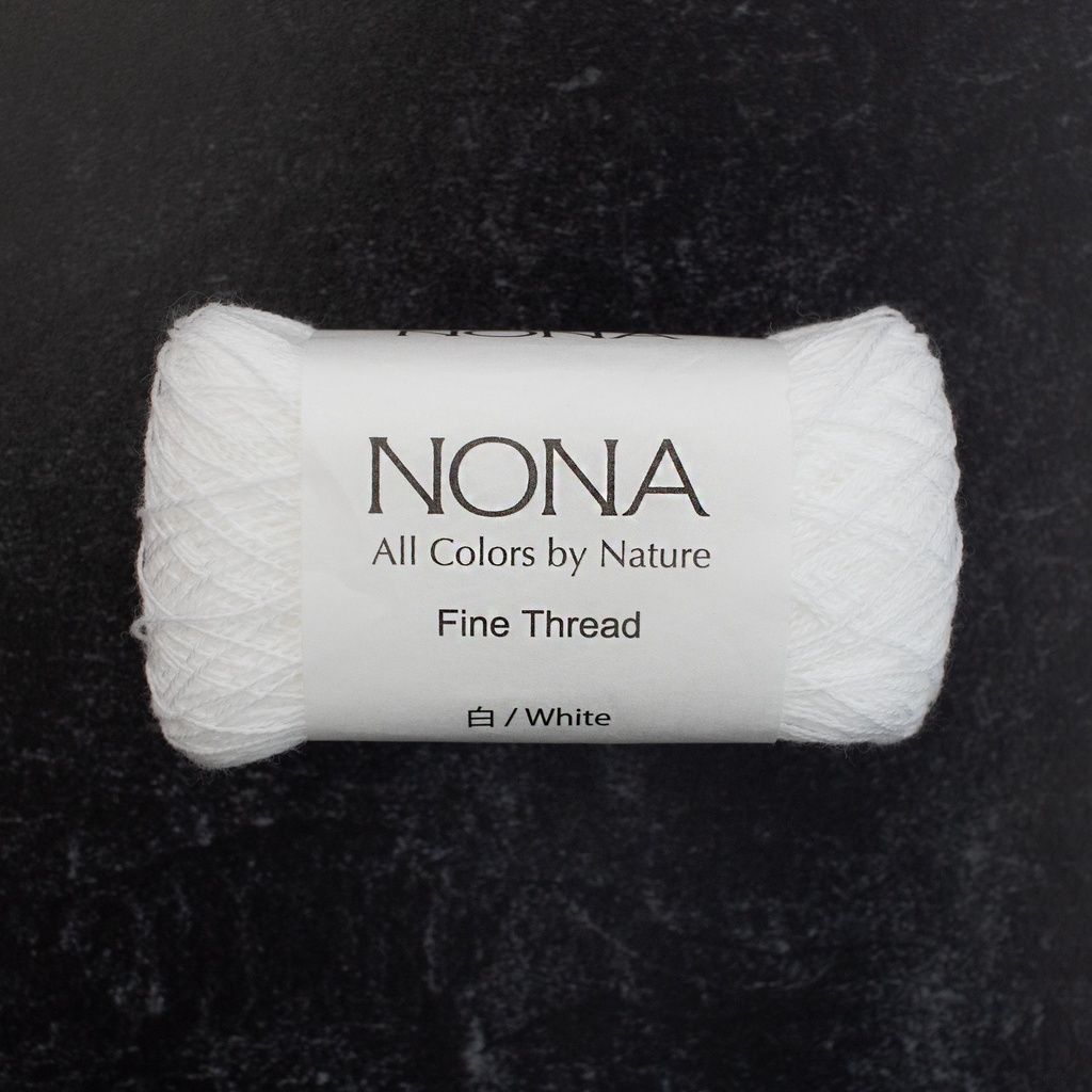 Fine Thread, Natural Dyed (White)