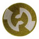 Olive Geo Woven Basket