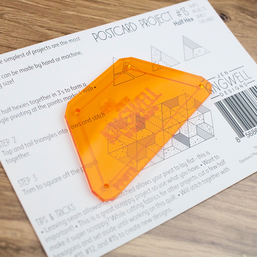 JKD Postcard #13 - Half Hex