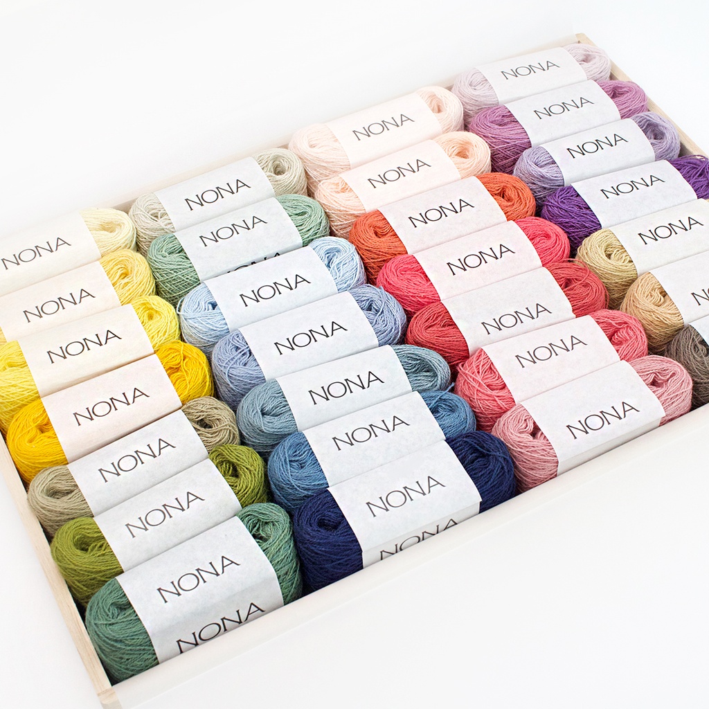 Nona, Natural Dyed Fine Thread Collection