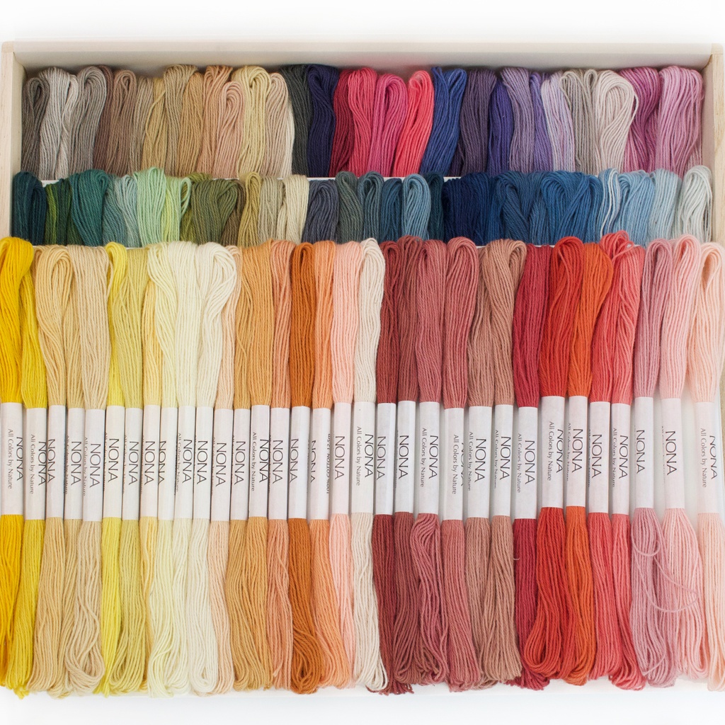 Nona, Natural Dyed Embroidery Thread Collection