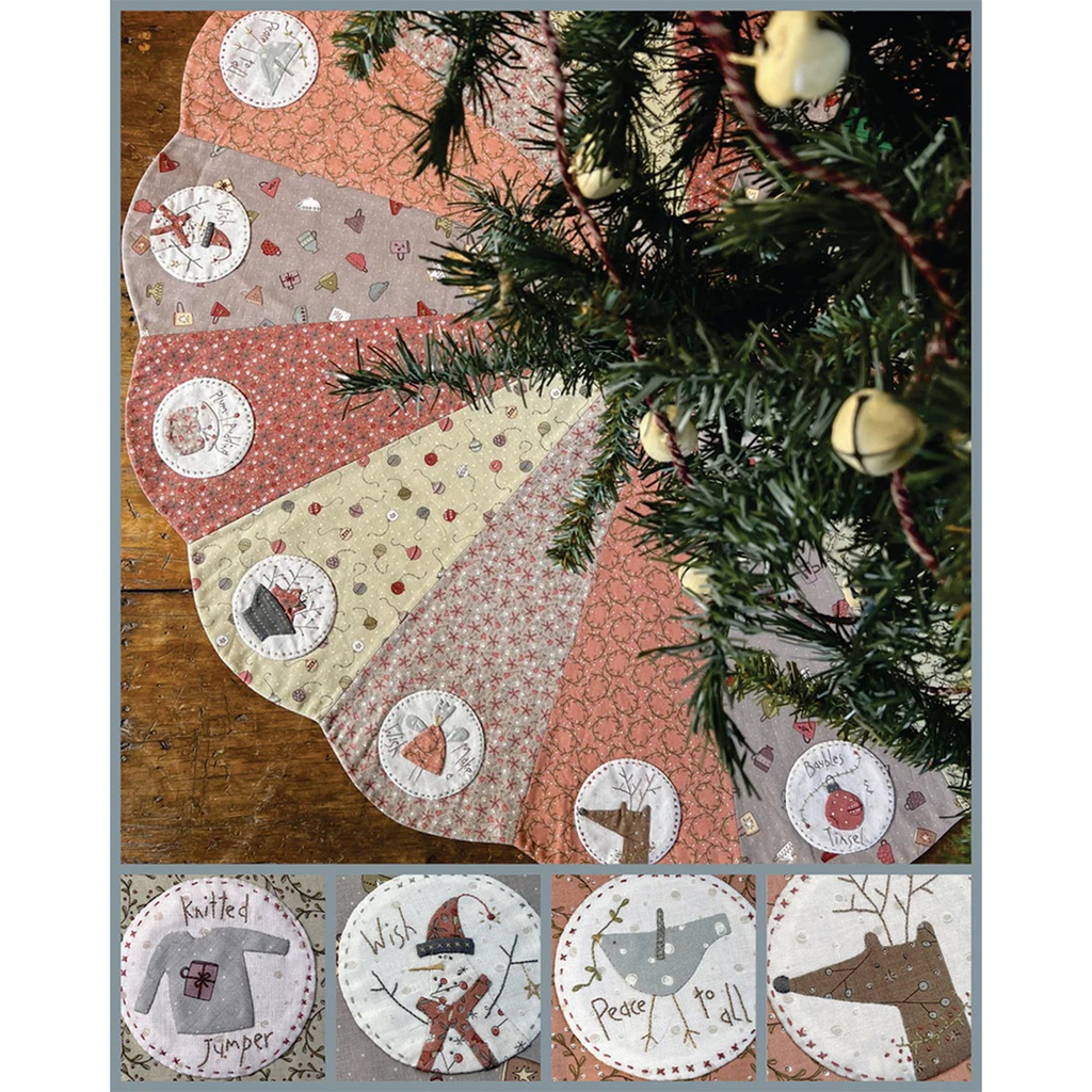 [PATT_HP06] Around For Christmas Tree Skirt Pattern, Anni Downs