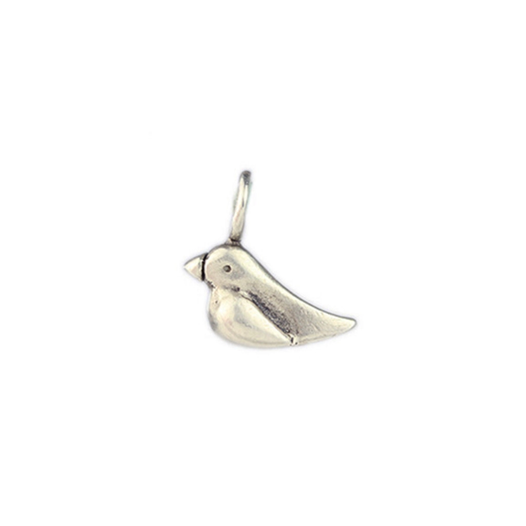[MJ_BSC-SS] Bird Sculpted Charm (Sterling Silver)