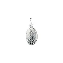 Fern Oval Charm