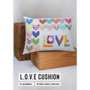 LOVE Cushion by Jen Kingwell