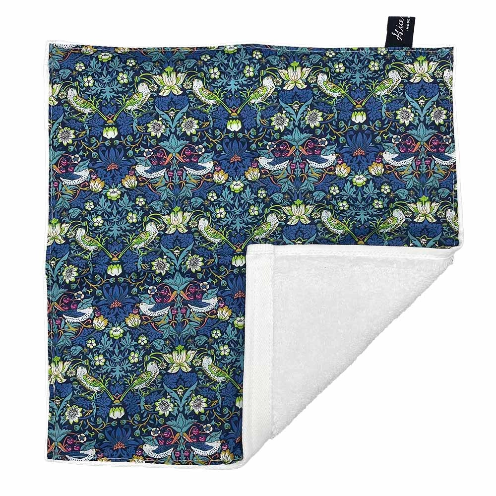 Liberty Face Cloth - Strawberry Thief Songbird