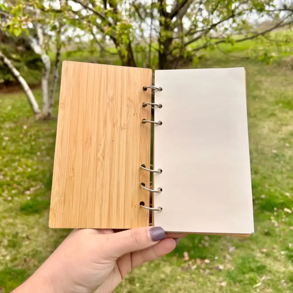 Bamboo Ringed Notebook