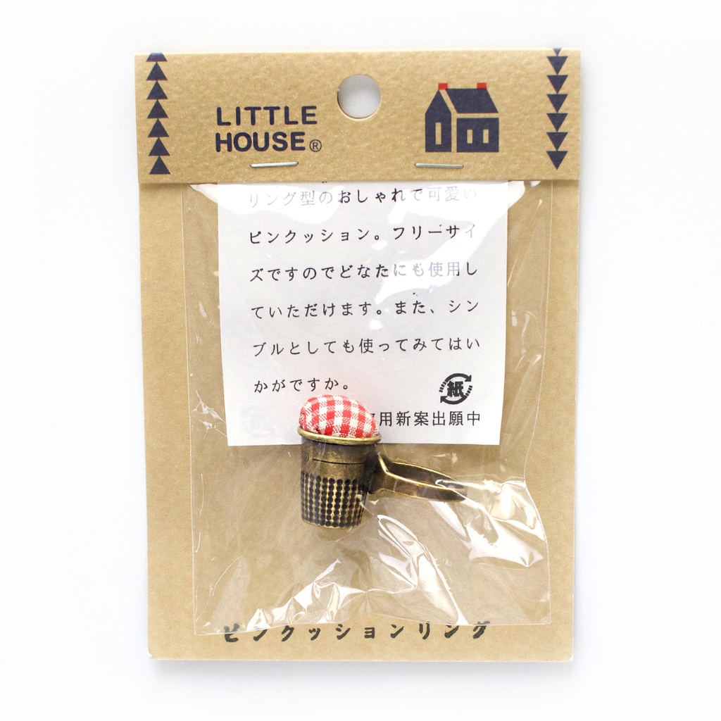 Little House Japanese Pincushion Thimble Ring