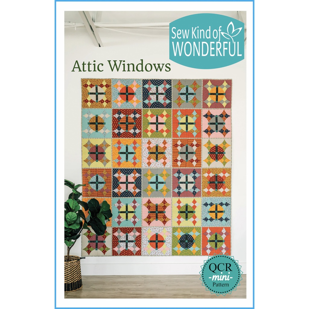 Attic Windows Pattern, Sew Kind of Wonderful