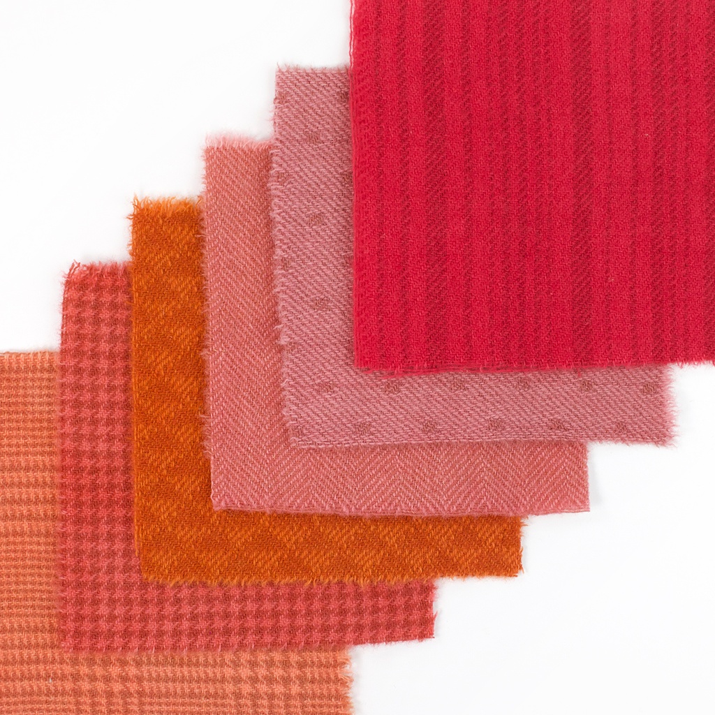 5" x 5" Textural Paint Chips - Orange
